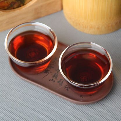 357g Full Fermented Banzhang Golden Bud Pu'er Black Tea Cooked Pu-erh Tea Cake
