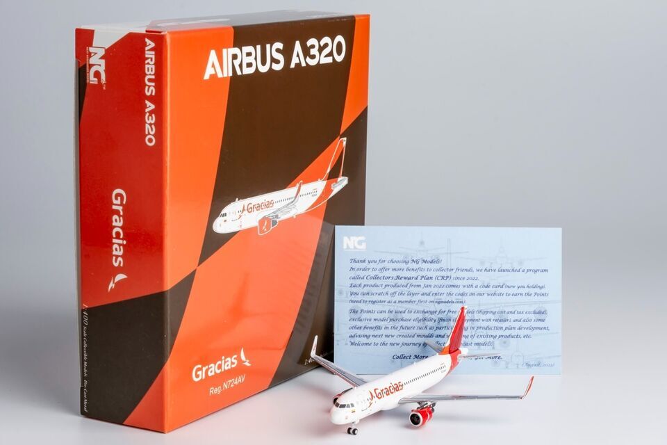 1:400 NG Model Avianc AIRBUS A320 Passenger Aircraft Diecast Airplane Model