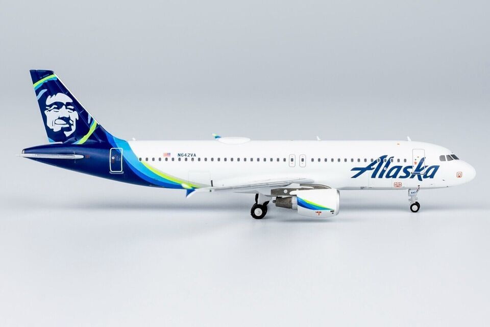 1:400 NG Model Alaska AIRBUS A320 Passenger Airplane Diecast Aircraft Model