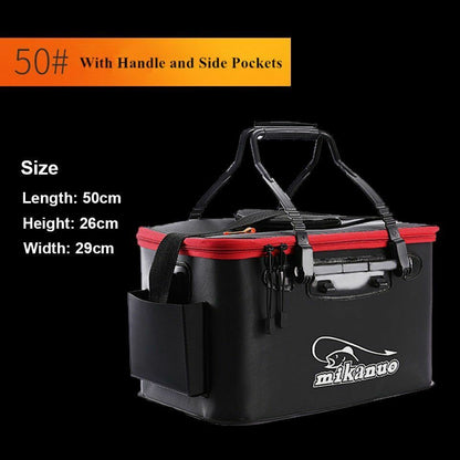 Fishing Box Bags Handing Outdoor Plastic Bucket Fish Sea Waterproof Accessories