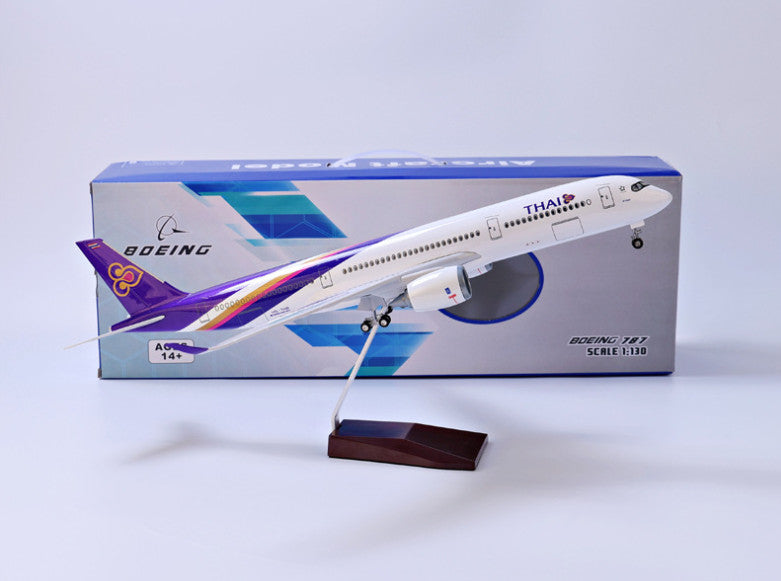 47CM 1:142 THAI AIRBUS A350 Airplane Landing Gears Resin Plane Aircraft Model