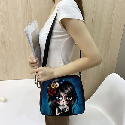 Gothic Skull Women's Bags Large Handbags Messenger Bag Ladies Shoulder Bags 1PC