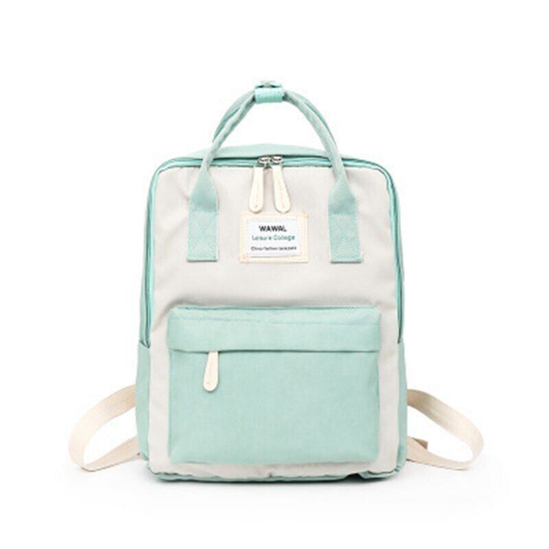 Teenagers School Bag Girl's Campus Canvas Backpack College Women Laptop Rucksack