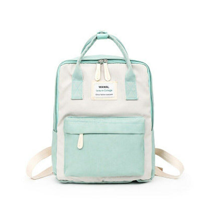 Teenagers School Bag Girl's Campus Canvas Backpack College Women Laptop Rucksack
