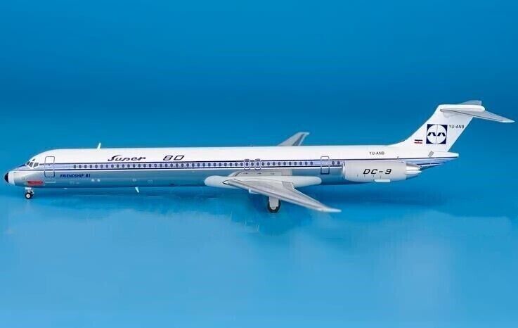 1:200 JC Wings Adria McDonnell Douglas MD-80 Airplane Diecast Aircraft Model