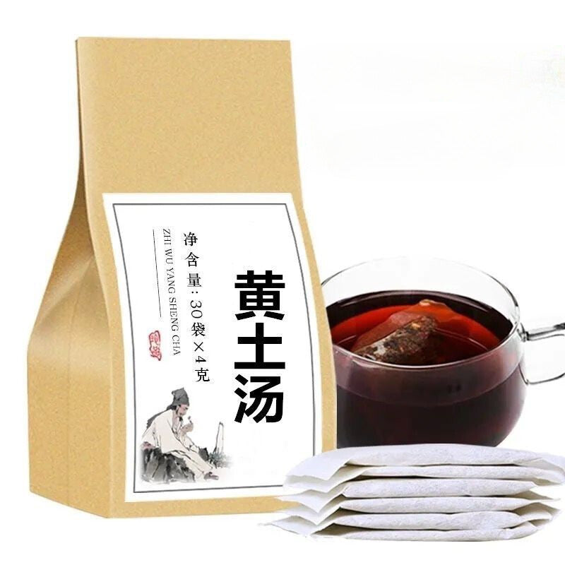 Yellow Earth Soup Bag Tea Strengthens Spleen, Nourishes Blood and Stops Bleeding