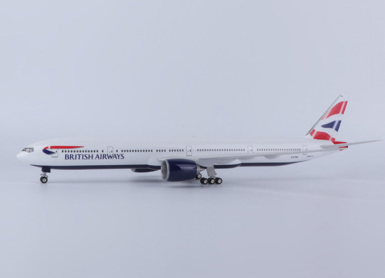 1:157 47CM BRITISH AIRWAYS BOEING 777-300ER Airplane Landing Gear Resin Model
