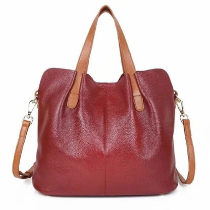 2023 Solid Tone Tote Messenger Luxury Designer Women's Shoulder Bag