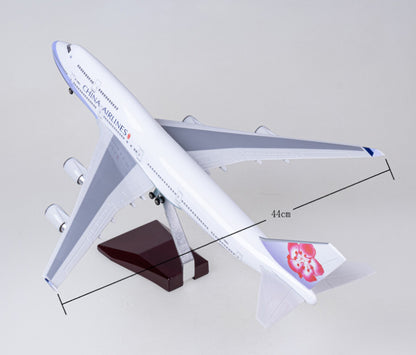 47CM 1:150 CHINA AIRLINES BOEING 747-400 Airplane Landing Gears Resin Model