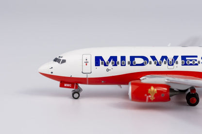 1:400 NG Model MIDWEST BOEING 737-600 Passenger Airplane Diecast Aircraft Model