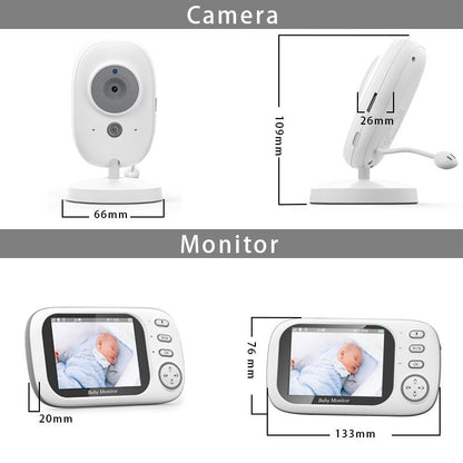 Putbopo 3.5 Inch HD Digital Mountable Video Audio Baby Monitor