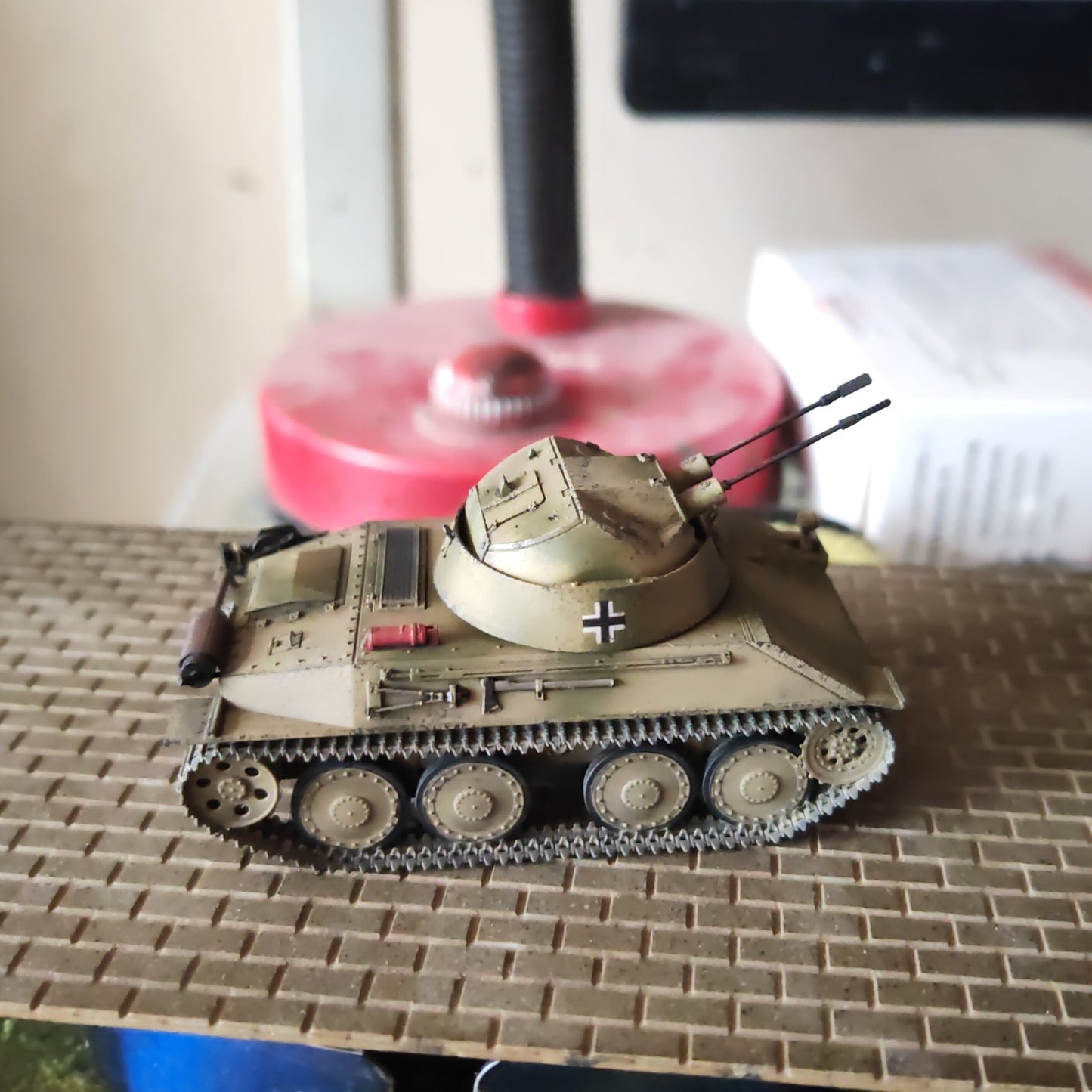 1/72 German Flakpanzer 38(t)"‌/ ‌Sd.Kfz.140‌‌ tank Paint static model gifts