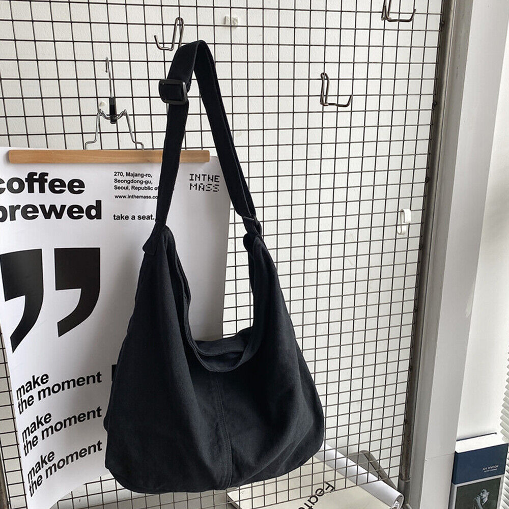 Women Shoulder Bag Shopper Canvas Tote Bag Large Capacity Crossbody Bags