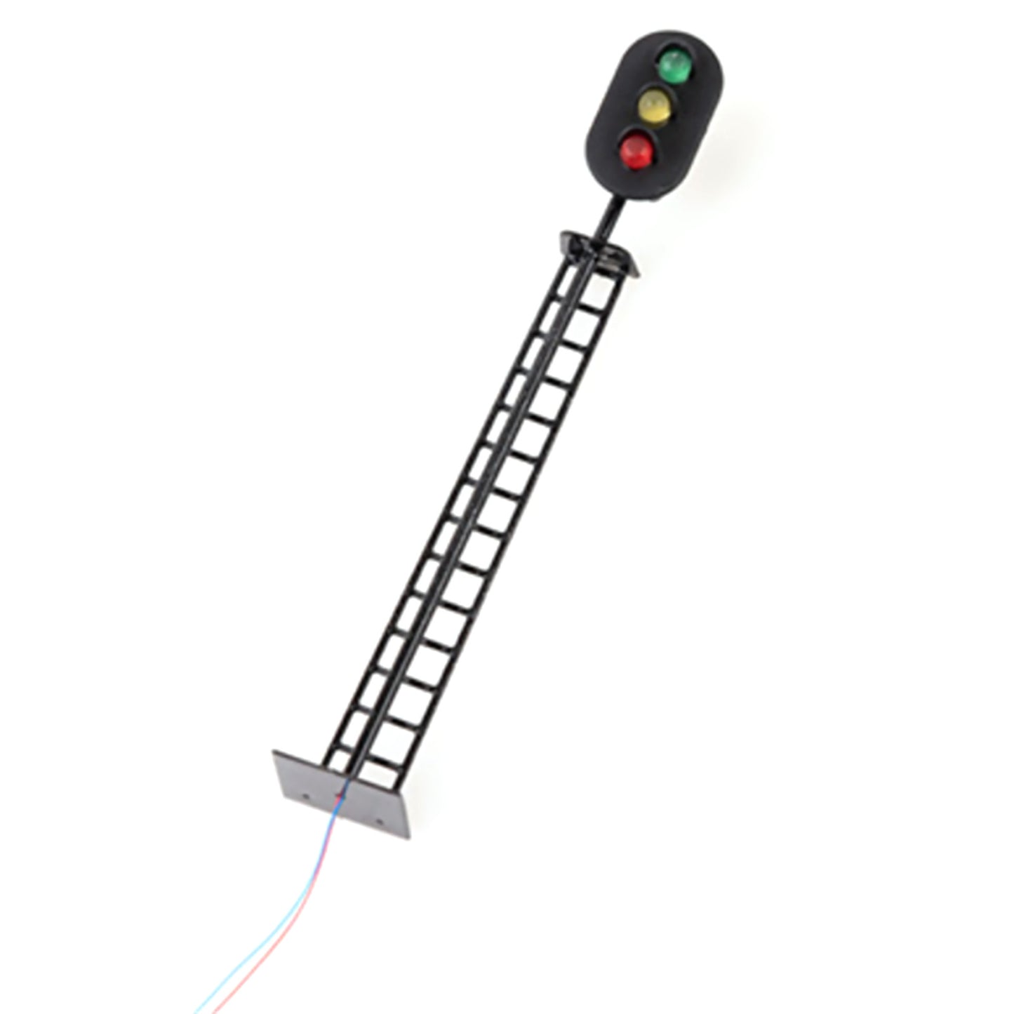 1:87 Scale Signal Traffic Light Model 8.3cm Traffic Light Black Post With Ladder