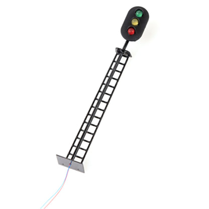 1:87 Scale Signal Traffic Light Model 8.3cm Traffic Light Black Post With Ladder