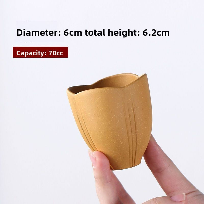 70ml Yixing Purple Clay Handmade Master Cup Smell Cup Mulan Cup Kung Fu Teaware