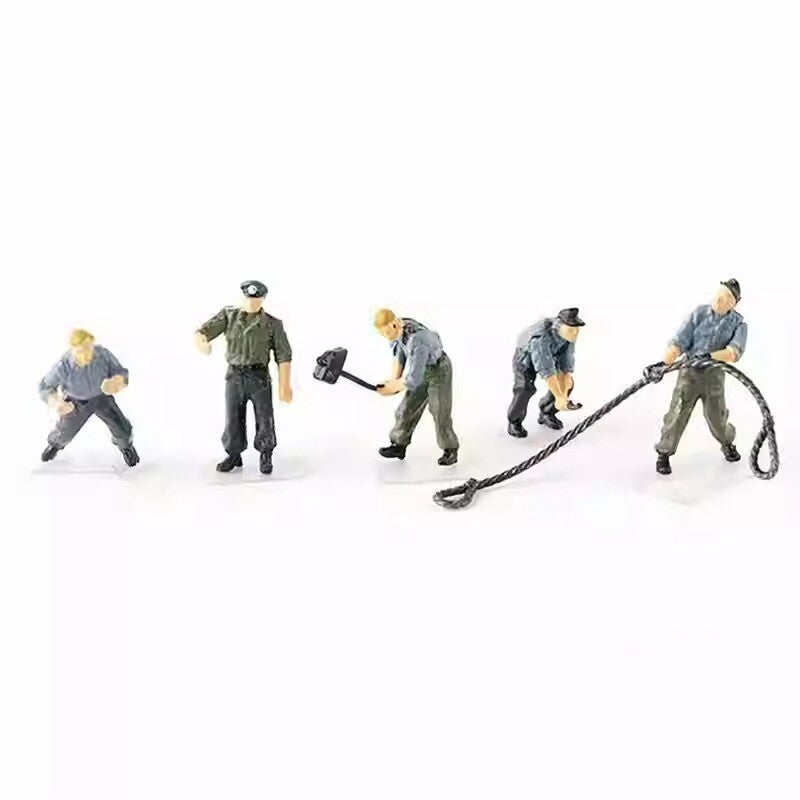 1/72 German Mechanical Engineer Engine Repairman Soldier 5 Soldier Model