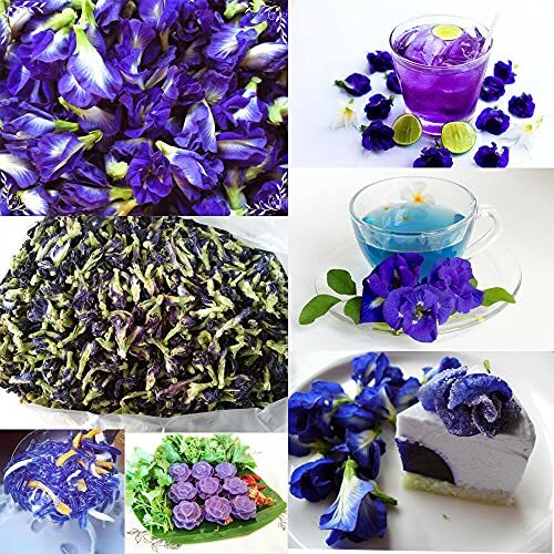 Naturally Produced Blue Butterfly Pea Flowers Tea 500g Premium Dried Flowers！