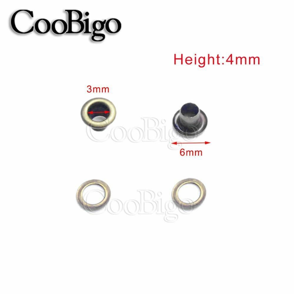 100Set Antique Brass Eyelets Grommets Camping Tent Awnings Canvas Canopy Outdoor