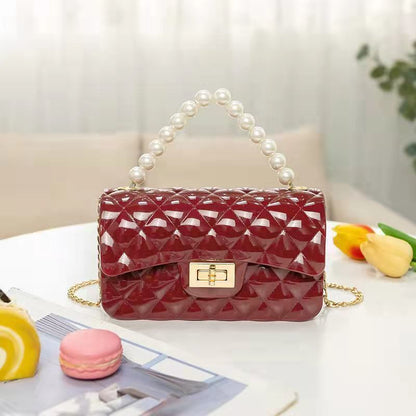 Handbag Synthetic Leather Small Shoulder Bags Cosmetic Little Square Chain Purse