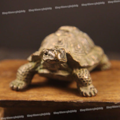 Antique Bronze Longevity Turtle – Auspicious Garden & Tea Table Decor