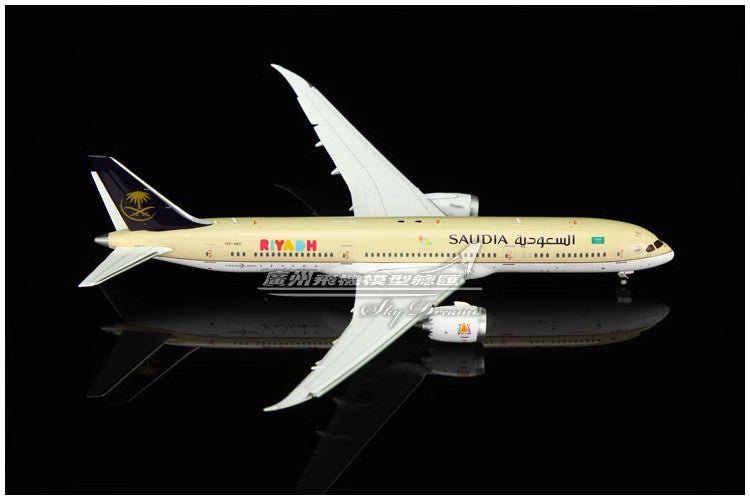 1:400 JC Wings Saudia BOEING 787-9 Passenger Airplane Flap Down Diecast Model
