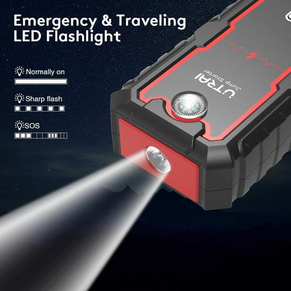 Jump Starter Car Booster Power Bank Battery 2000A 12V Auto Starting Device Start