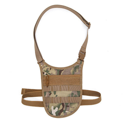 Tactical Outdoor Sports Vest Hidden Underarm Pocket Shoulder Bag Wallet Hunting