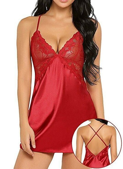 Lace Babydoll Chemise Porno Erotic Lingerie Sexy Costumes Women Sexy Lingerie