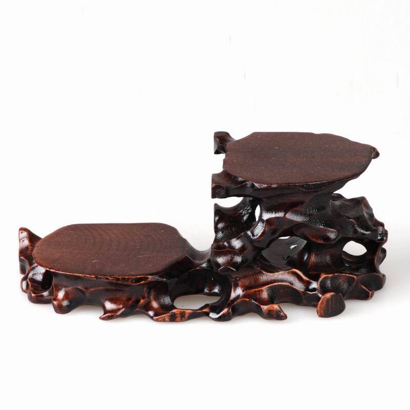 Display Stand Tea Cup Stand Pot Mat Cup Stand Wooden Carving Display Stand
