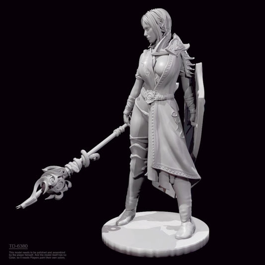 1/24 resin figure model Battle goddess 3D printing unassembled unpainted