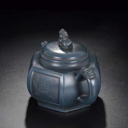 Chinese Yixing Zisha Clay Handmade Exquisite Teapot （梅兰竹菊 底款：徐汉棠）