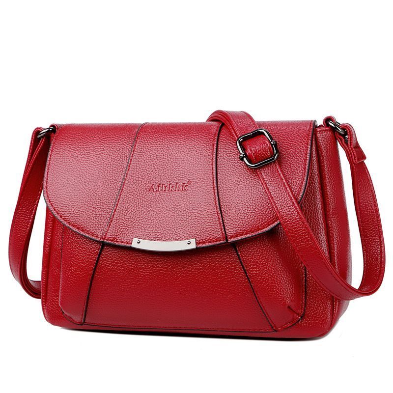 Genuine Leather Bags Handbags Crossbody Purse Messenger Shoulder Pouch 26*9*18CM