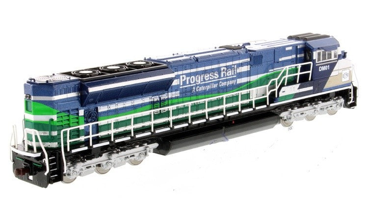 1:87 DM EMD SD70ACe-T4 Locomotive Progress Rail Train Diecast Model Collection