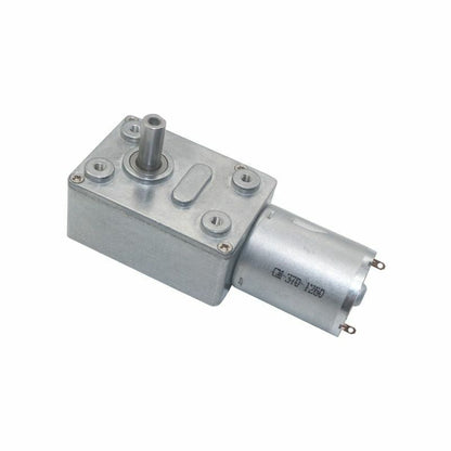 Drive Reduction Gear Motor 6V 12V 24V 2RPM to 150RPM DC Worm Low Speed DIY 24kg