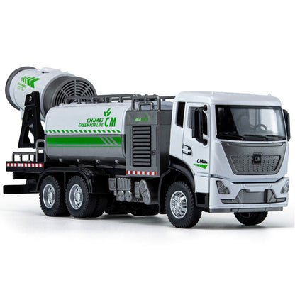 1:50 Water Spray Sprinkler Truck Toy Diecast Model Car Toys for Kids and Boys