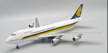 1:200 35CM JC Wings SINGAPORE AIRLINES BOEING 747-400 Airplane Diecast Model