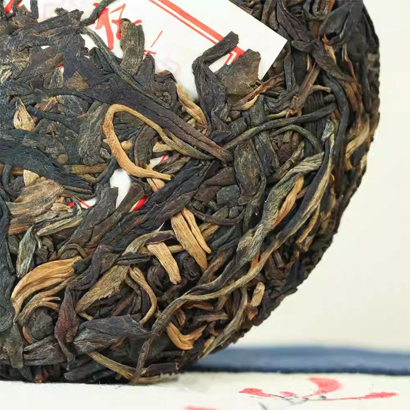 100g Yunnan Menghai Ancient Tree 2020 Mellow Aroma Pu'er Tea Raw Tea Cake