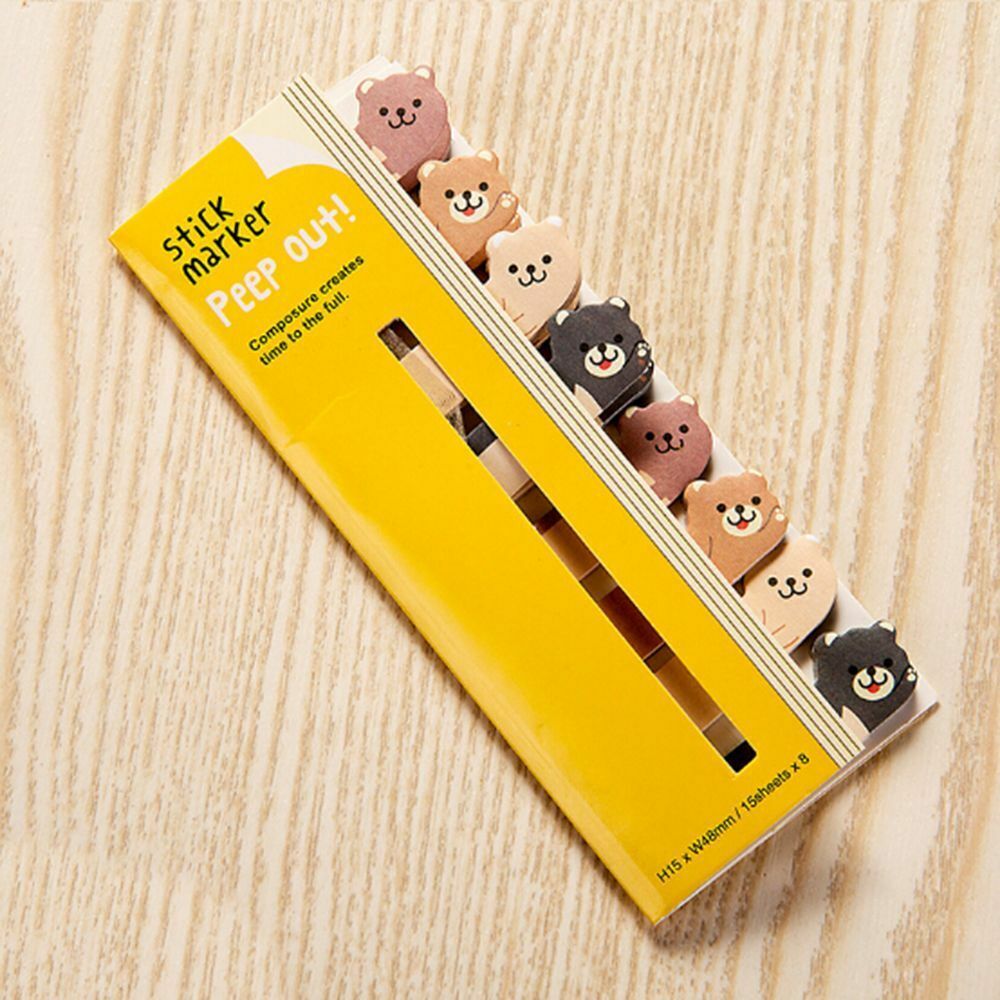 Sticky Notes 1PCS Cute Kawaii Cartoon Animals Cat Panda Dog Memo Pad Notebook