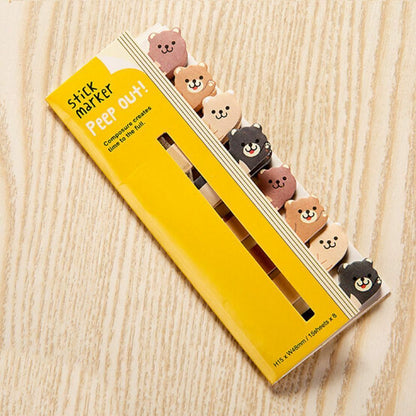 Sticky Notes 1PCS Cute Kawaii Cartoon Animals Cat Panda Dog Memo Pad Notebook