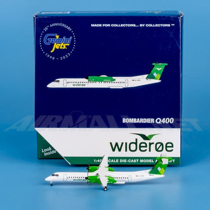 1:400 GeminiJets Widerøe Airlines Plane Bombardier Dash 8 Q400 Diecast Model