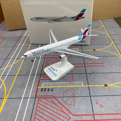 1:400 Hogan Eurowing discover AIRBUS A330-300 Airplane Diecast Aircraft Model