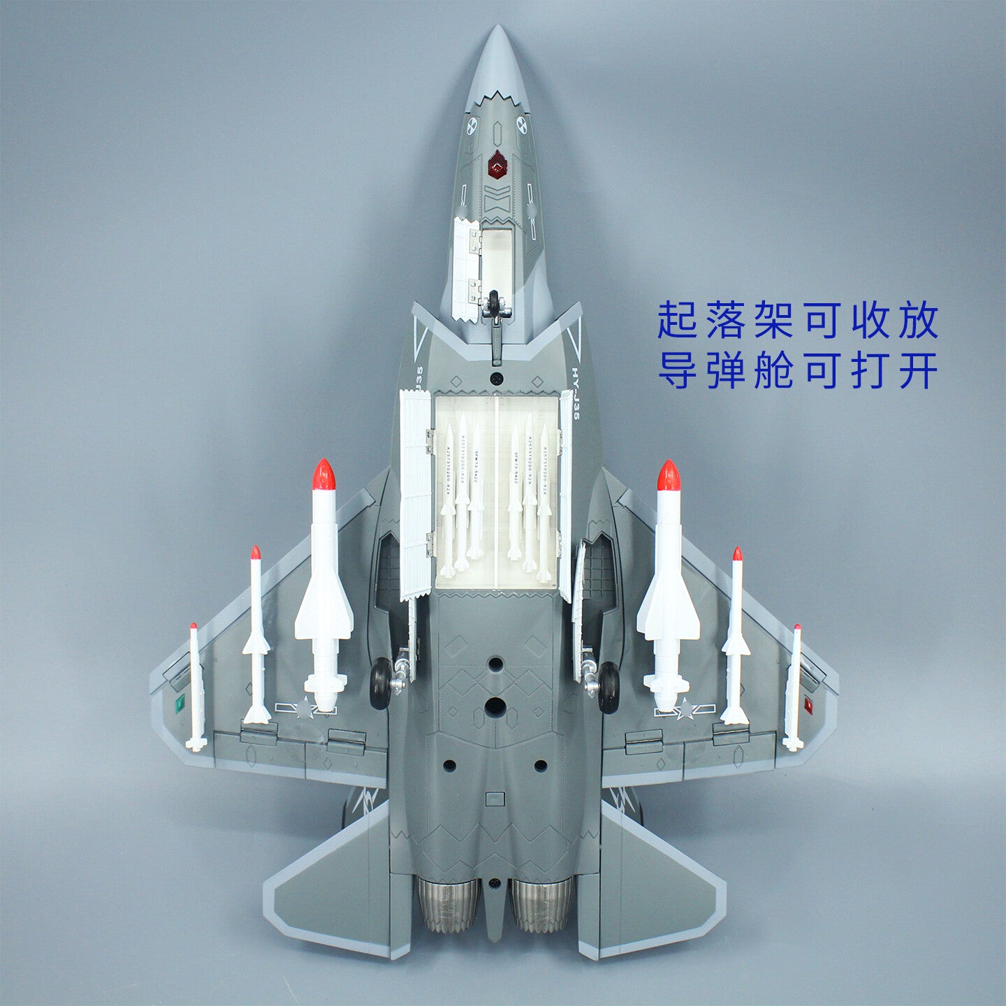 1:32 44CM J-35A Shipborne Fighter Plane Diecast Military Aircraft Airplane Model