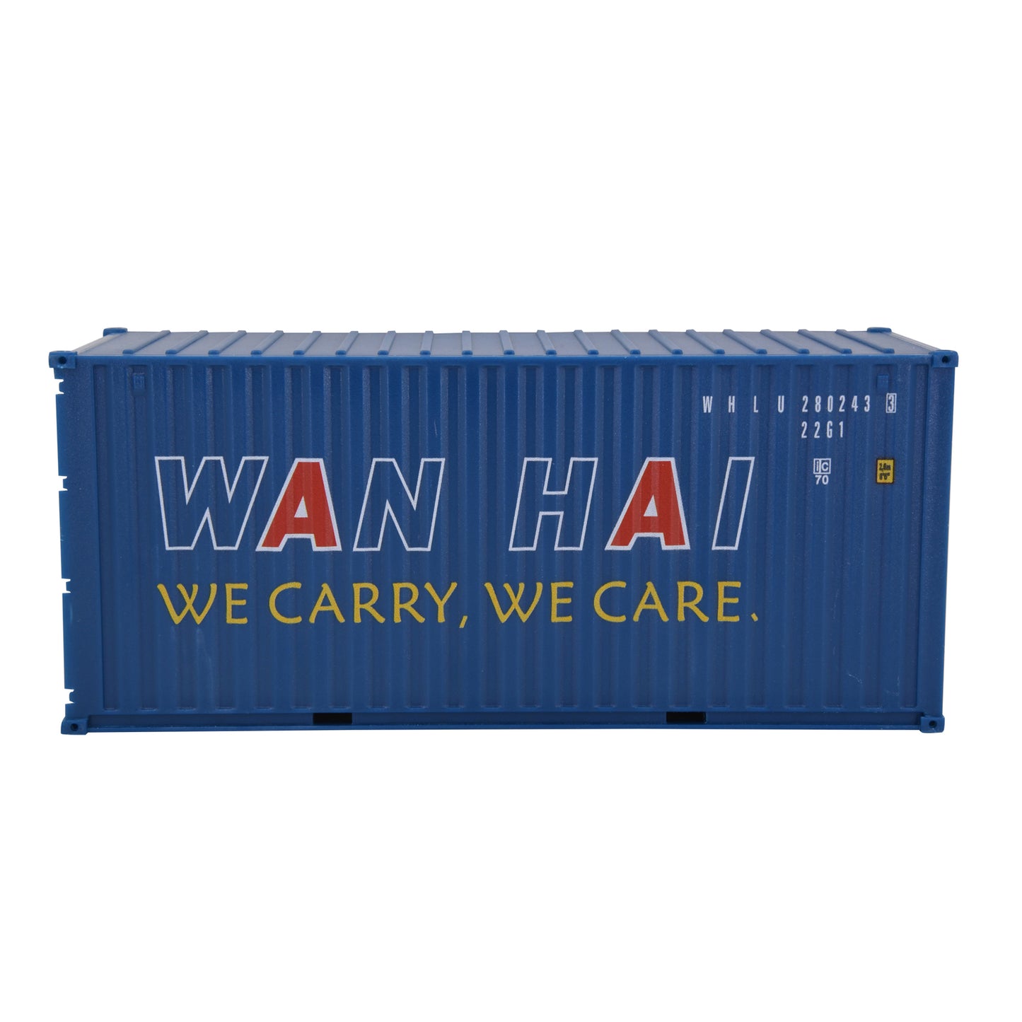 1:35 WAN HAI 20GP Shipping Container Model Plastic Office Home Decorate Toy