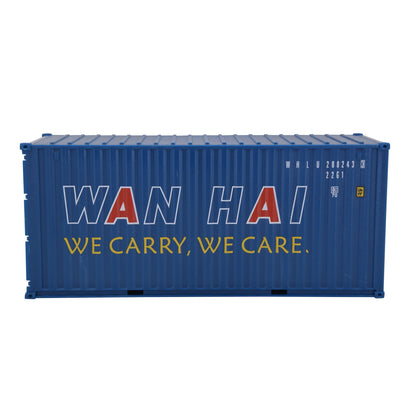 1:35 WAN HAI 20GP Shipping Container Model Plastic Office Home Decorate Toy