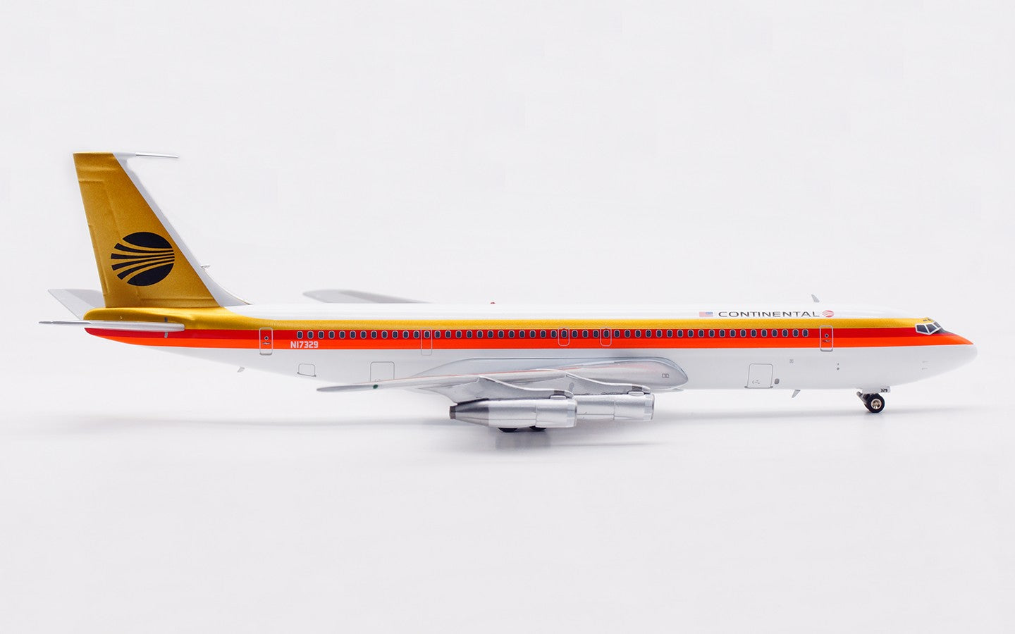 1:200 InFlight Continental B707-300 Passenger Airplane Diecast Aircraft Model
