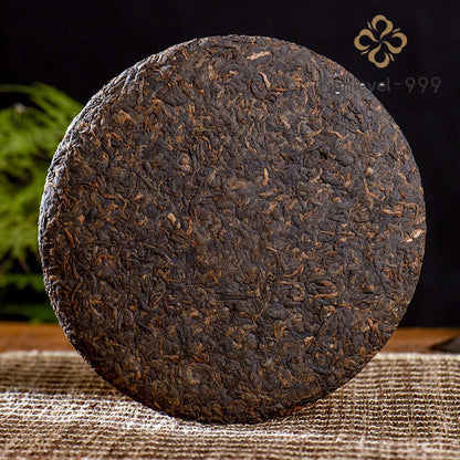 357G Ripe Pu'er Tea Cake Yunnan Menhai Court Grade Senior Compressed Tea -