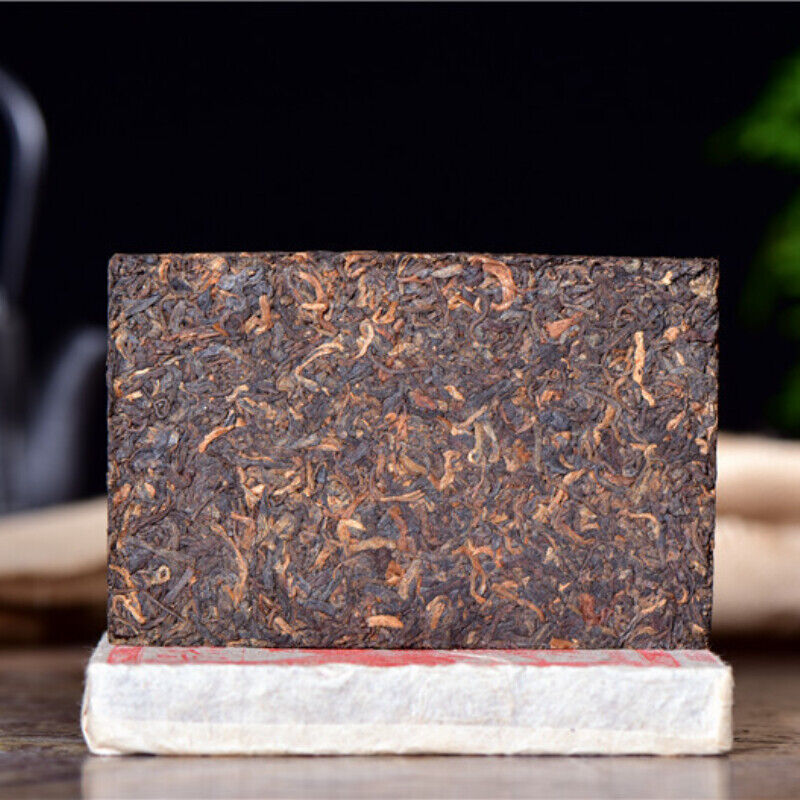 250g Premium Pu'er Ripe Tea Bricks Yunnan Aged Pu-Erh Black Tea Health