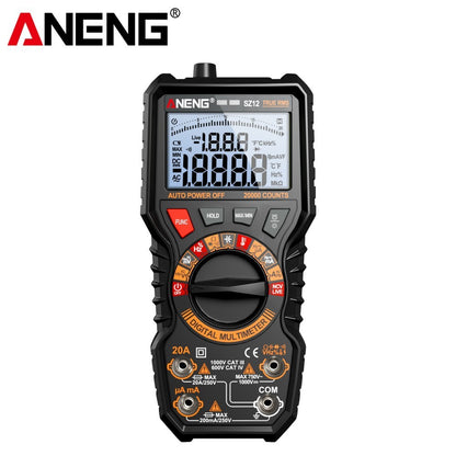 sz11/12 Counts Multimeter Smart Manual Range Meter NCV AC DC Ohm Hz Manual Range