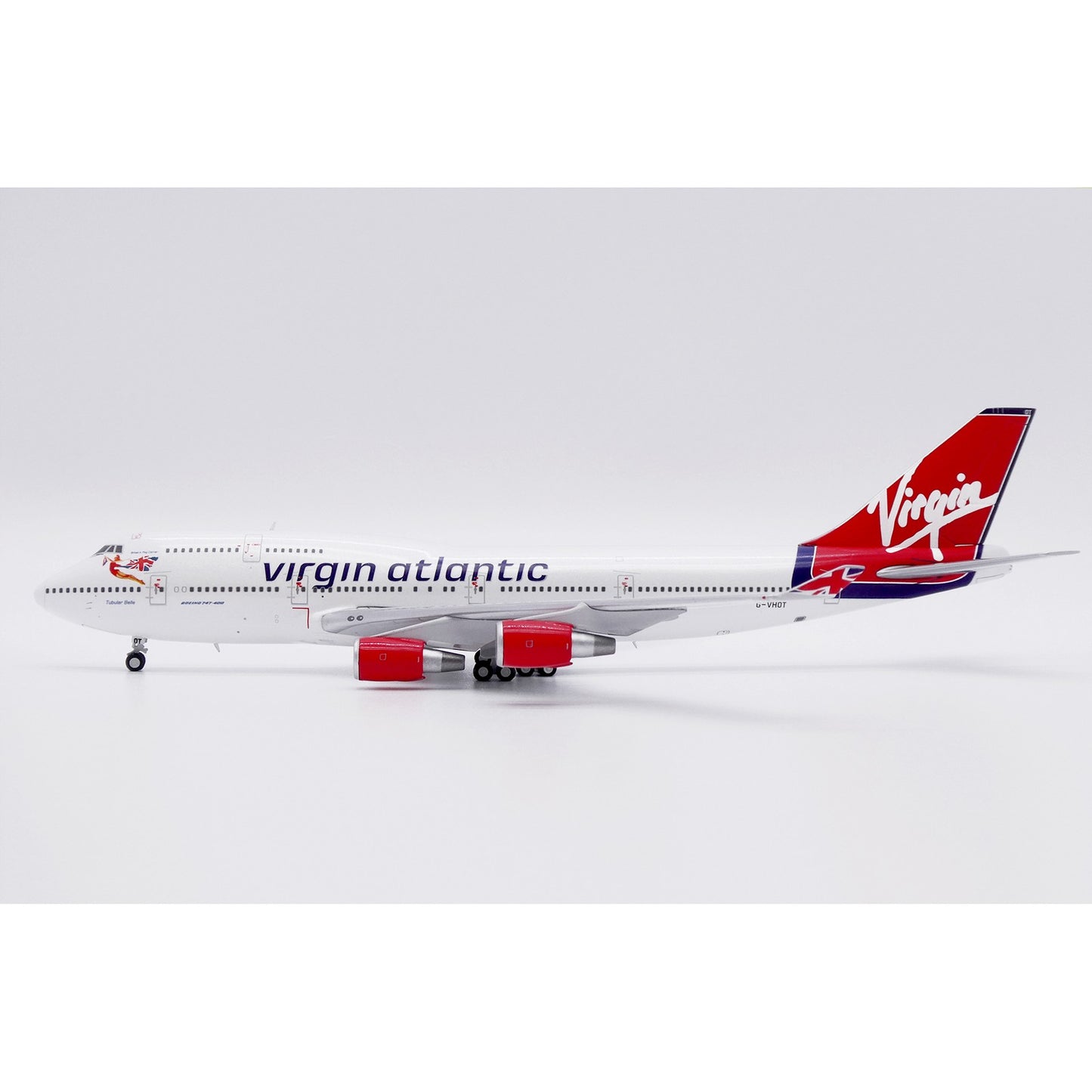 1:400 JC Wings Virgin Atlantic B747-400 G-VHOT Airplane Diecast Aircraft Model